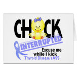 Thyroid Disease Chick Interrupted 2 cards