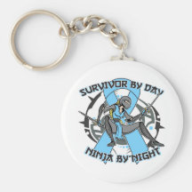 Thyroid Disease Survivor By Day Ninja By Night Key Chains