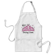 Tiara 60th Birthday Queen LT Aprons