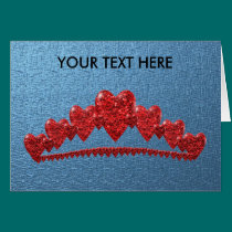 TIARA GREETING CARD cards