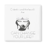 tiara, polkadot, Cinderella is proof that beaut... magnets