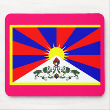 Tibet Flag - Customised Mousemats