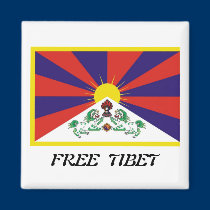 Tibet Flag magnets