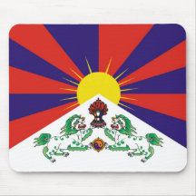 Tibet Flag Mousepad