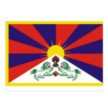 Tibet Flag Postcards