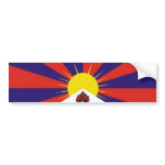Tibetan Flag Bumpersticker