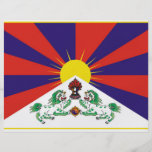 Tibetan Flag T-shirts and Gifts Custom Flyer