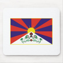 Tibetan Flag T-shirts and Gifts Mouse Mats