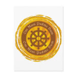 Tibetan Mantra Dharma Wheel postcards