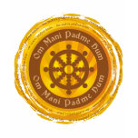 Tibetan Mantra Dharma Wheel t-shirts