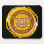 Tibetan Mantra Lotus Flower mousepads