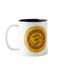 Tibetan Mantra with Aum Symbol Coffee Mugs
