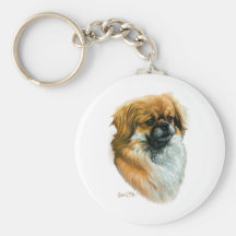 Tibetan Spaniel Keychains