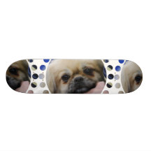 Tibetan Spaniel Puppy Skateboard
