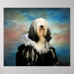 Tibetan Terrier Flemish Lady Canvas Print Gift