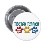 TIBETAN TERRIER Mum Paw Print 1 Pin