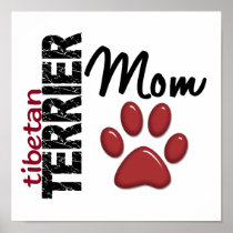 Tibetan Terrier Mum Paw Print 2