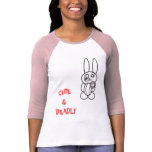 Tic Toc bunny voodoo doll t-shirts