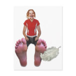 Tickle my feet postcards