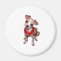 Tico Puppy Fridge Magnet