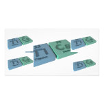 Tics as Ti Titanium and Cs Caesium photo cards