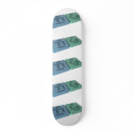 Tics as Ti Titanium and Cs Caesium skateboards
