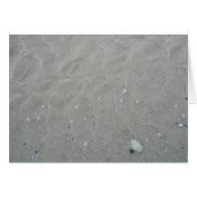 Tidal Ripples Under Water Note Card