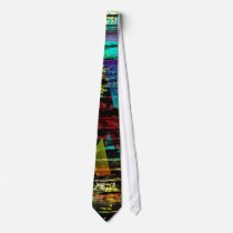 Tie, Abstract Grunge Peace Sign