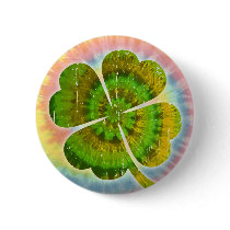 Tie Dye Clover Pins