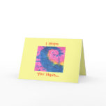 Tie-Dye Design-Greeting Card