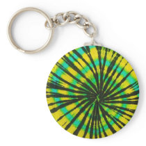 Tie-Dye Design Key Chain
