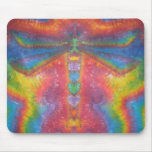 Tie Dye Dragonfly Mouse Pad mousepads