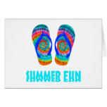 Tie Dye Flip Flops cards