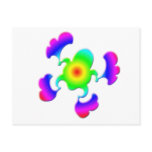Tie Dye Froggy Design postcards