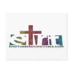 Tie-Dye-Logo postcards