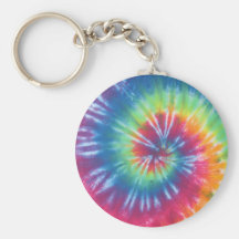 Tie Dye One Keychain