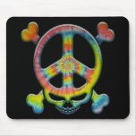 Tie-Dye Peace Pirate mousepads
