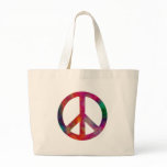 Tie Dye Peace Symbol bags