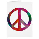Tie Dye Peace Symbol cards