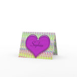 Tie Dye Purple Heart cards
