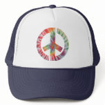 Tie-Dye Stencil Peace hats