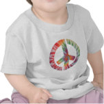 Tie-Dye Stencil Peace t-shirts