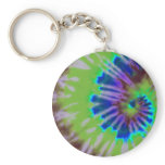 tie-dye swirl keychains
