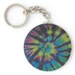 Tie Dye Swirl Keychain