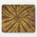 Tie Dye Yellow Brown Swirl Mouse Pad mousepads