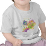 Tie-Dyed Flowers 2 t-shirts