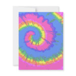 Tie-Dyed invitations