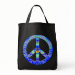 Tie Dyed Peace Sign Bag