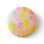 Tie Dyed Yellow Watercolor-like Batik texture Buttons
