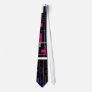 tie in black abstract